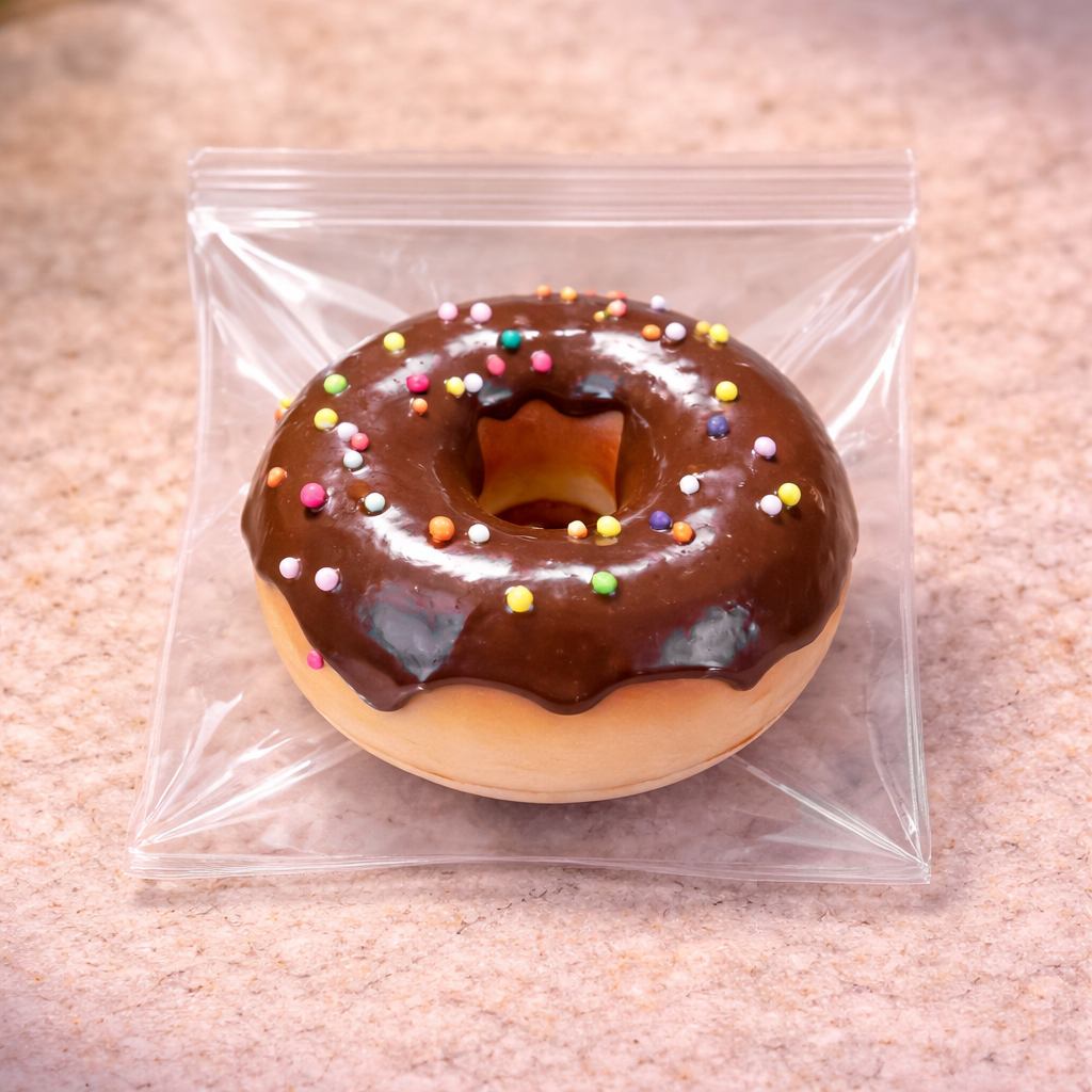 Sweet Glazed Donut Squishy Toy