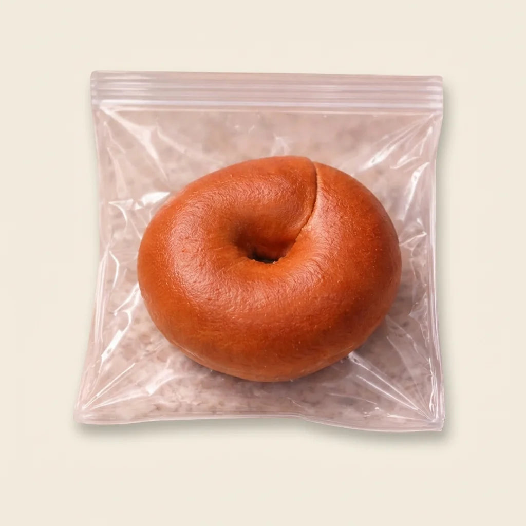 Realistic Slow Rebound Bagel Squishy - Pause & Play Bakery Kawaii Squishy Toy