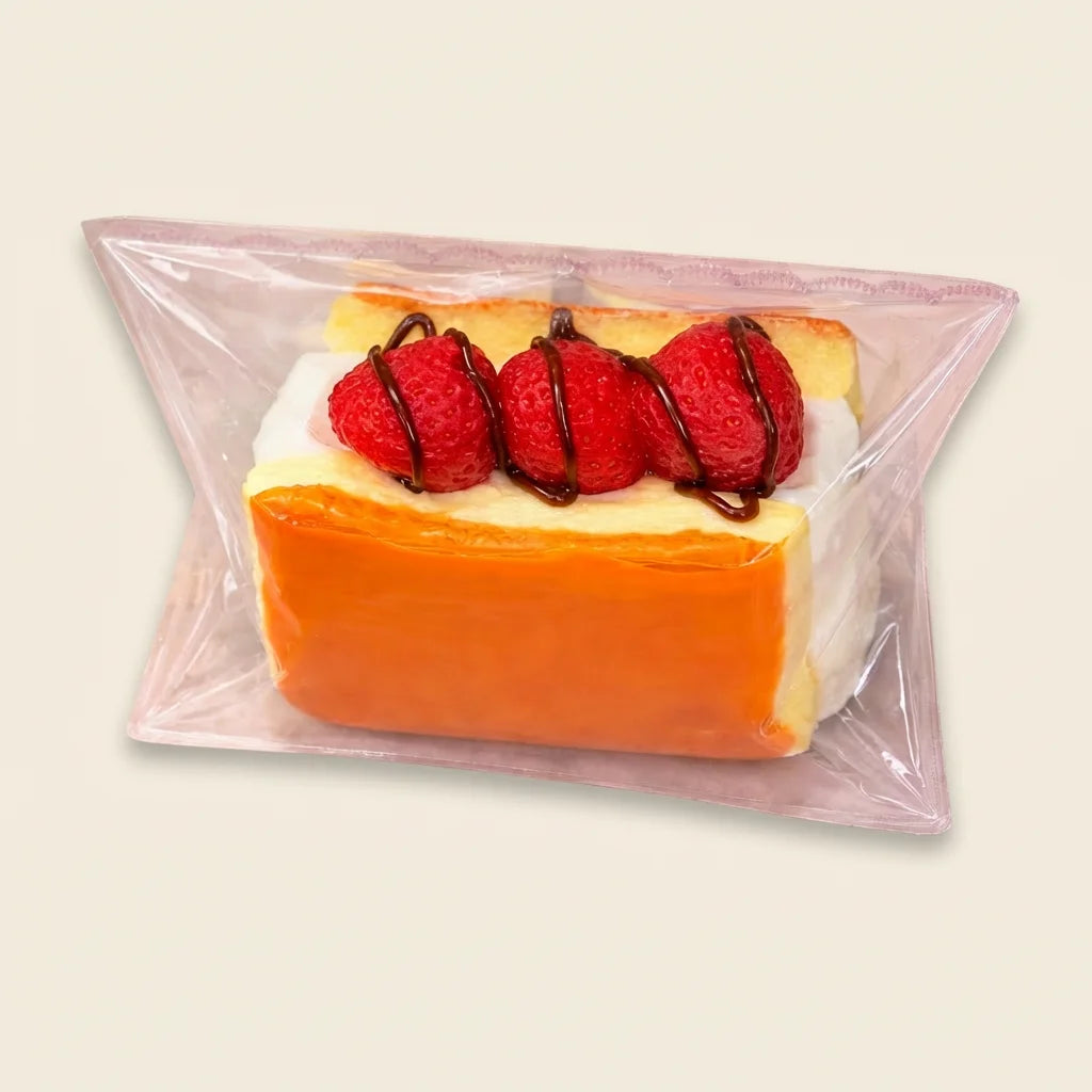 Realistic Fruit Sandwich Squishy (9cm) - Pause & Play Bakery Kawaii Squishy Toy
