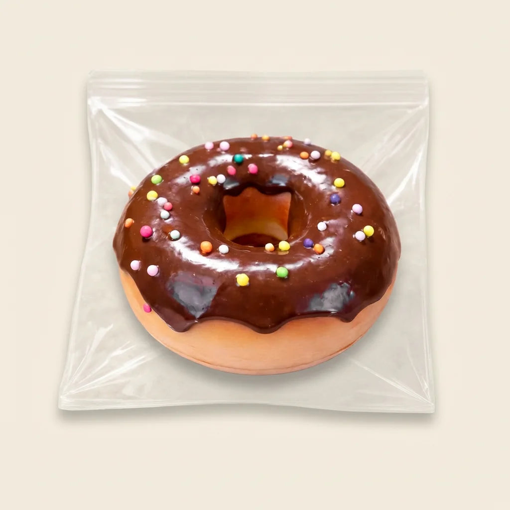 Sweet Glazed Donut Squishy Toy - Pause & Play Bakery Kawaii Squishy Toy