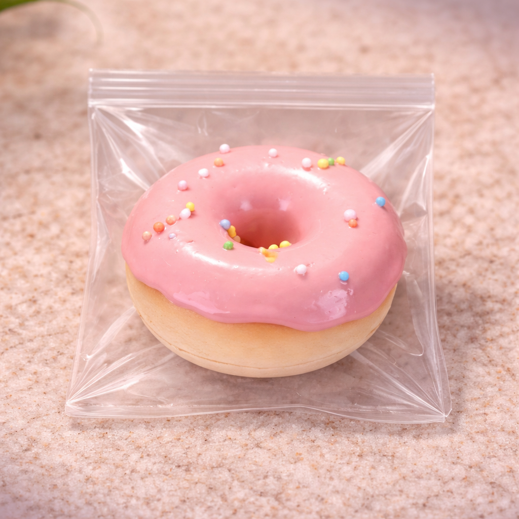Sweet Glazed Donut Squishy Toy