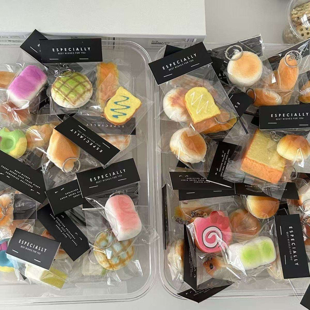 Mini Baked Goods Squishy Keychain